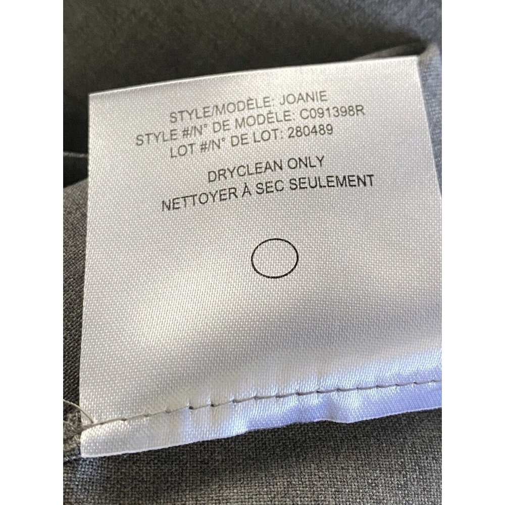 Theory Gray Stretch Wool Spandex Pencil Skirt‎ Size 6 Joanie Style Career EUC - Picture 12 of 16